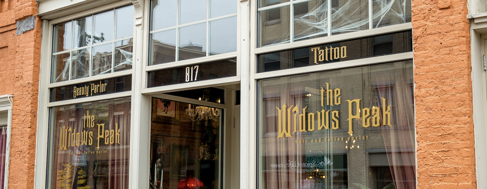 The Widows Peak Salon And Tattoo Parlor